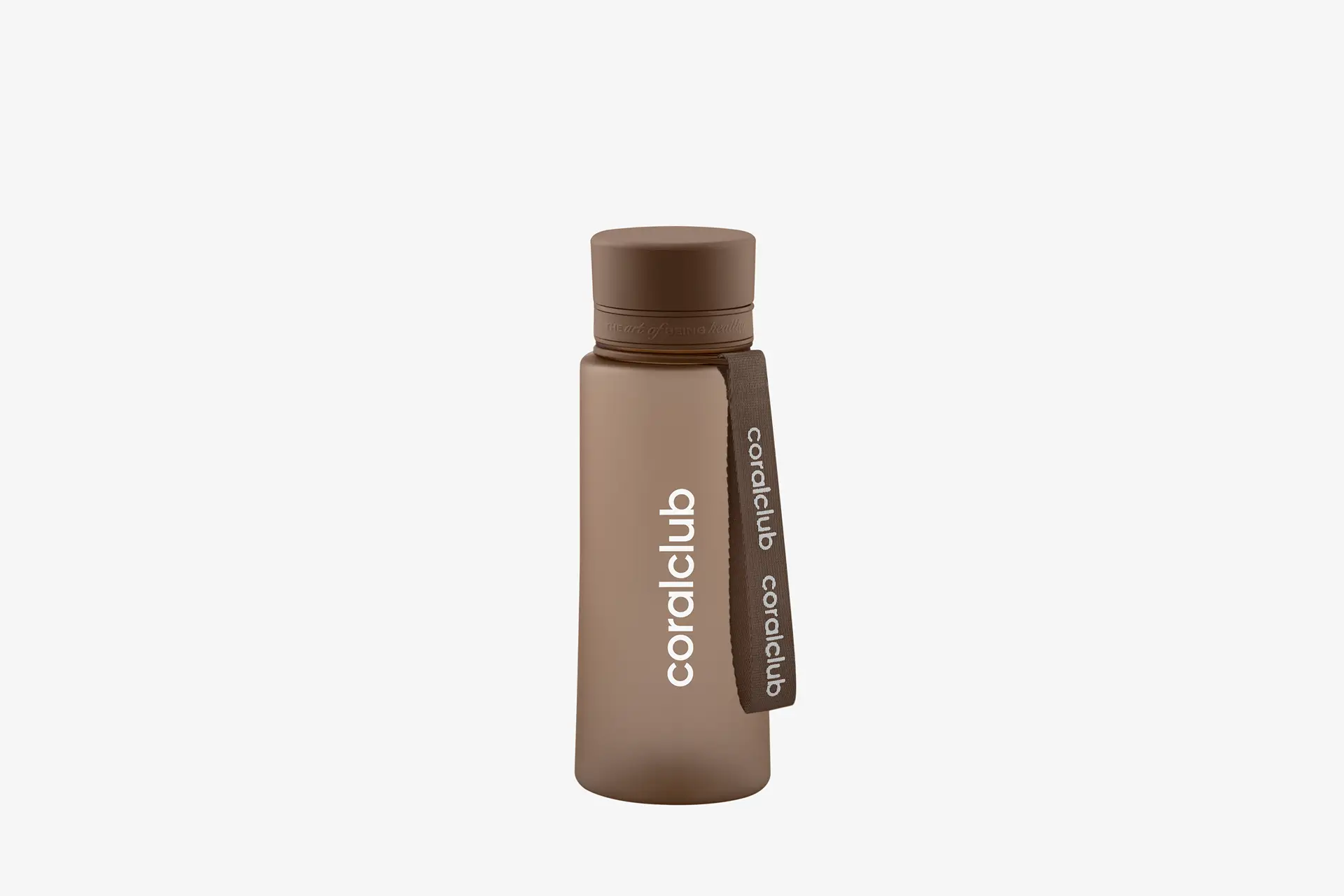 Пластиковая бутылка coralclub, коричневая